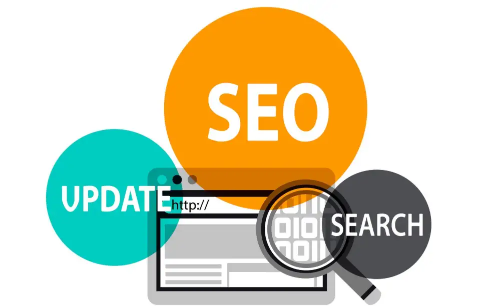 SEO, update and search on a webpage SEO, update and search on a webpage